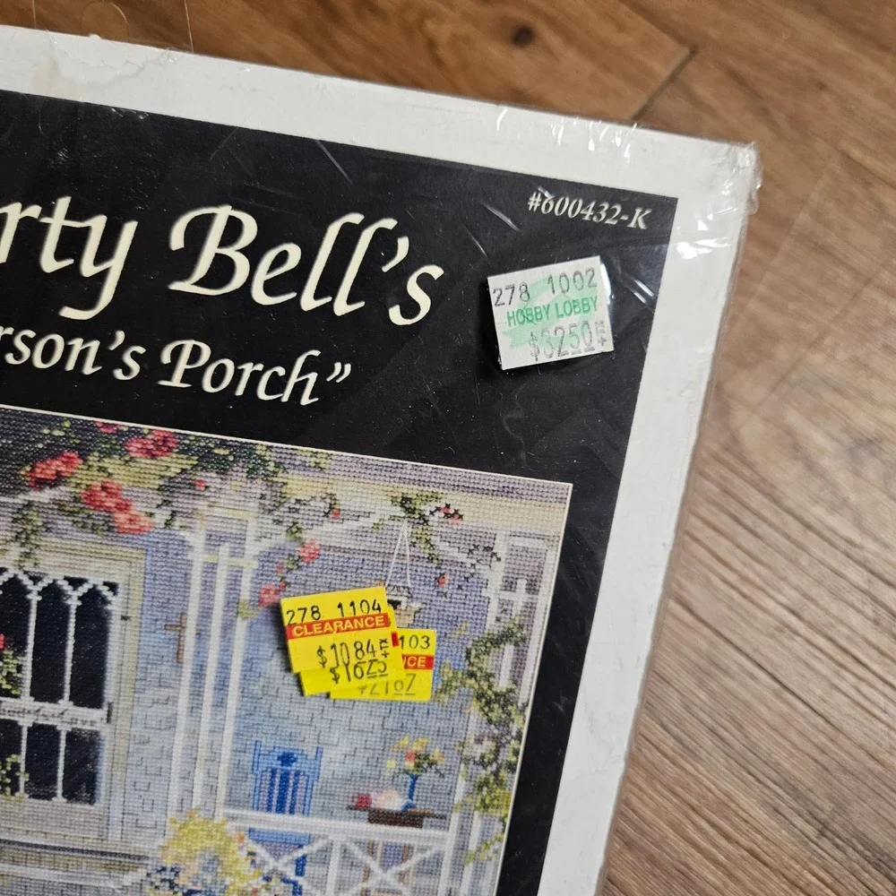 Vintage Marty Bell‎ Parson's Porch Counted Cross Stitch Kit 600432-K NWT